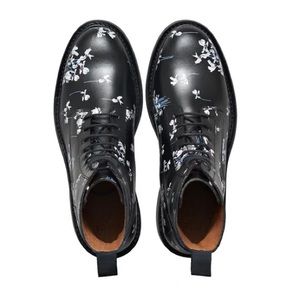 Erdem x H&M Ladies Leather Floral Lace-up Boots